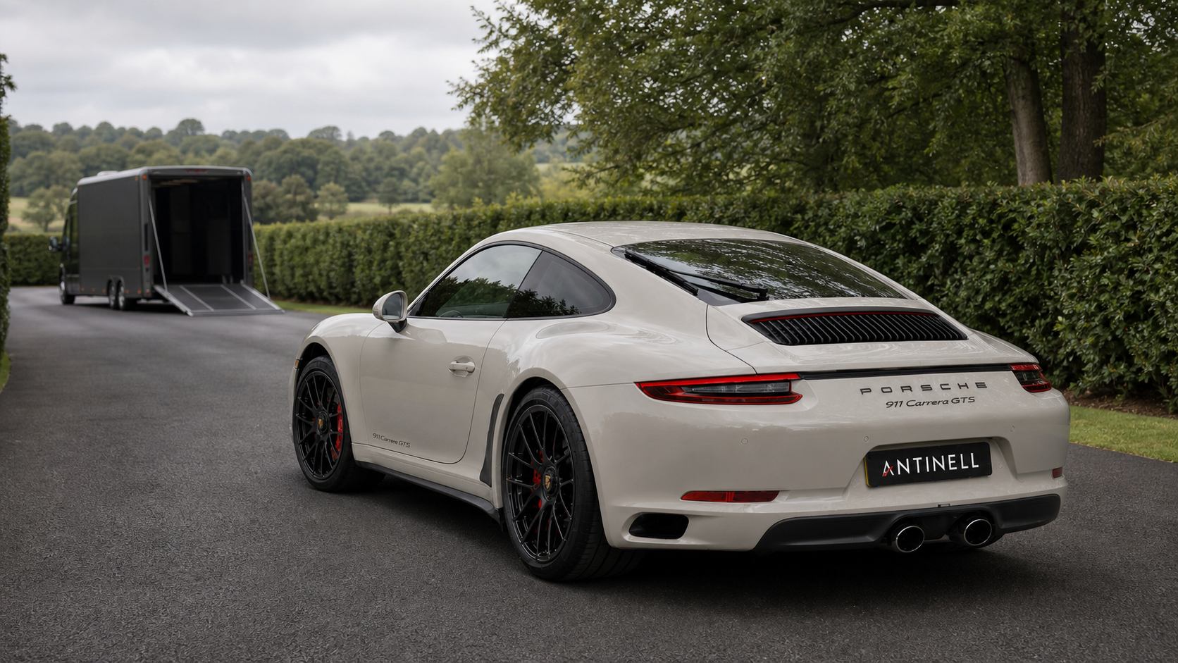 Crayon Porsche 911 Carrera GTS prepared for enclosed collection